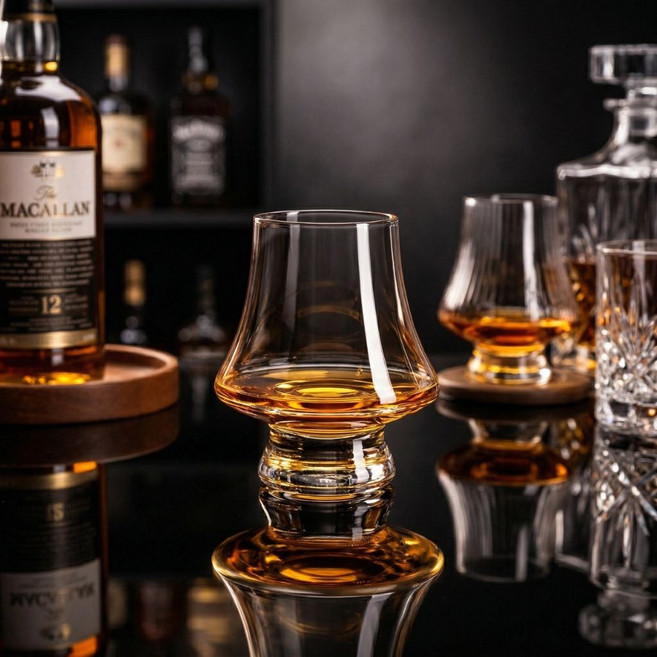 잔집사 크리스탈 위스키잔 홈술 감성 막걸리잔 예쁜 유리잔 글렌캐런, 2개