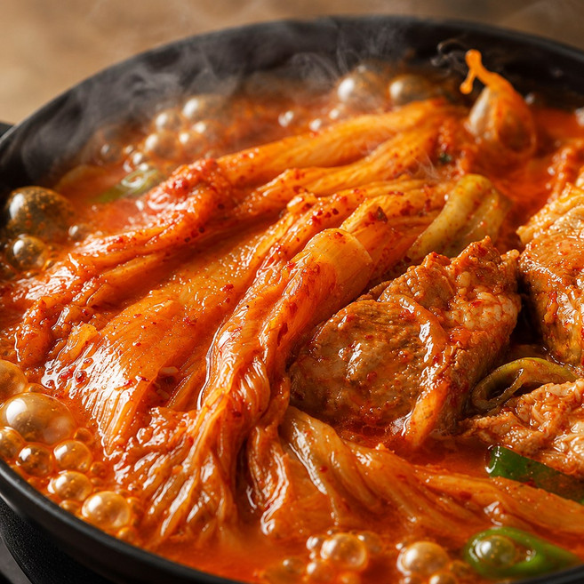 1+1 밥도둑 돼지고기 묵은지 김치찜 밀키트 고기집 스타일 캠핑요리 집들이음식, 1개, 800g