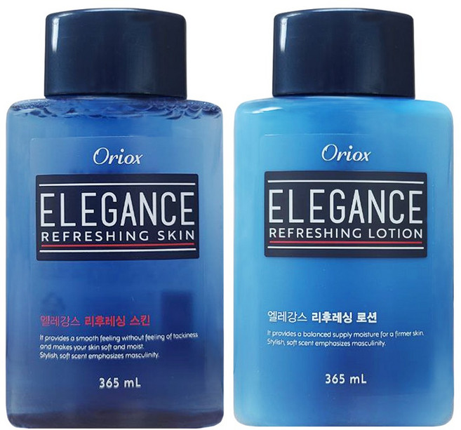 오릭스 엘레강스 스킨 365ml + 로션365ml 2종 추천 추천 세트 효과만점, 1개