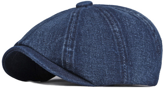 데이즈원 남성 봄 여름 빵모자 헌팅캡 중년 남자 데님 골프 베레모 모자