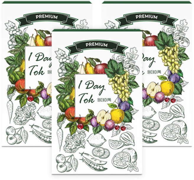 원데이톡 3일세트 가르시니아 체지방 분해 디톡스 다이어트 보조제, 3개