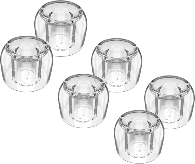 디비누스 프리즘 와이드보어 이어팁 LSR 실리콘팁 3쌍, MS/M/ML, 1개