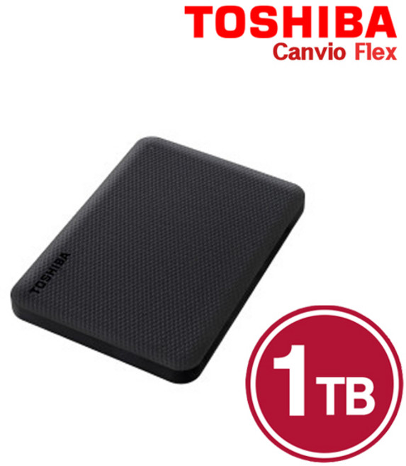 도시바 칸비오 외장하드 어드밴스 2세대 + 파우치 세트 DTCA40, 1TB, BLACK(제트블랙)