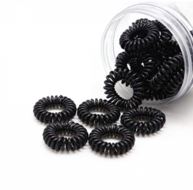 머리묶은 자국이 남지 않는 스프링 머리끈 소형 1세트(25개)