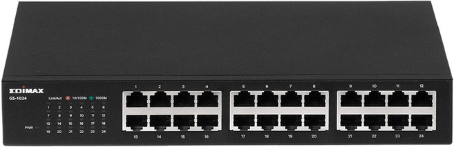 EDIMAX 訊舟 GS-1024 (MIT) 24埠 Gigabit 網路交換器, 1個