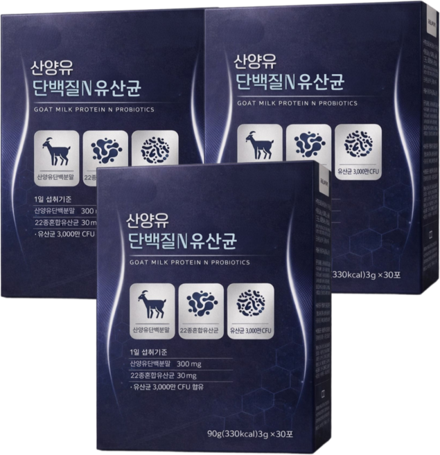 20개 구매 시 단백질 저분자유청펩타이드 HW-3 체지방 감소 근력 단백질 증정 / 리포리아 산양유 단백질 분말 식약청 인증, 3개, 30회분
