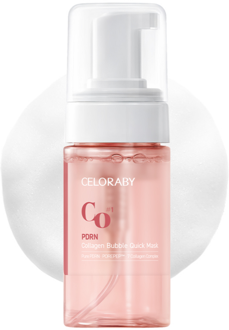 셀로라바이 15초 광채 피부 연어 PDRN 버블마스크 세럼 물광 속보습케어 콜라겐팩, 1개, 100ml