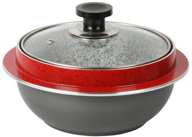 자연석 곱돌솥, 1개, 혼합색상, 18cm