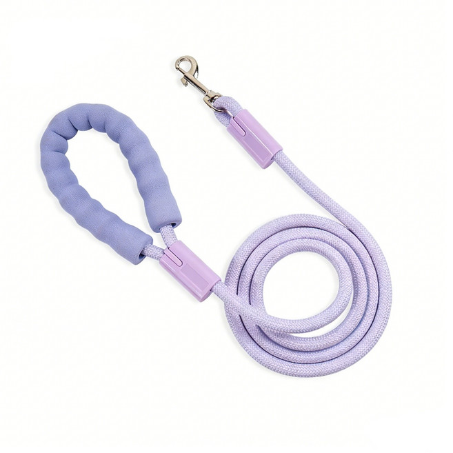 반려동물 컬러풀하고 부드러운 리드줄, 1개, 연보라