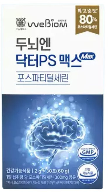 기타 위바이옴 두뇌엔 닥터 PS 맥스 (2gx30포) / iuy, 2g, 30개