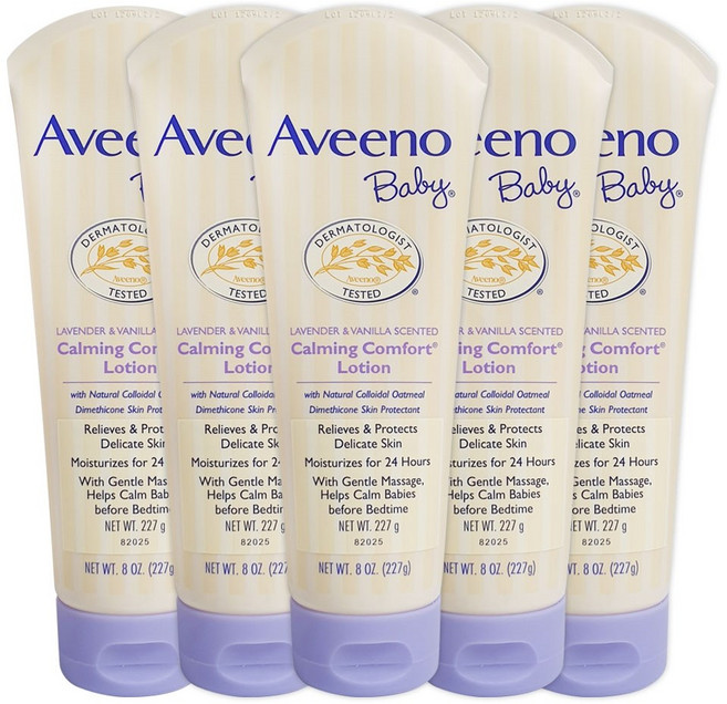 아비노베이비 카밍 컴포트 로션, 227g, 5개