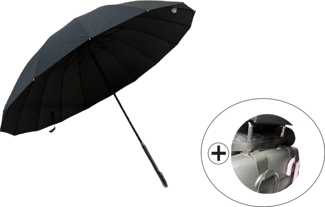 고급 가벼운 튼튼한 골프 대형 자동 우산 16k 장우산