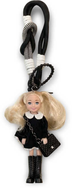 바비키링 바비인형 키링 가방 꾸미기 선물 열쇠고리