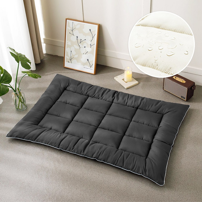 소하임 하이퍼소프트 펫 방수 쿠션방석, 챠콜그레이, 1개