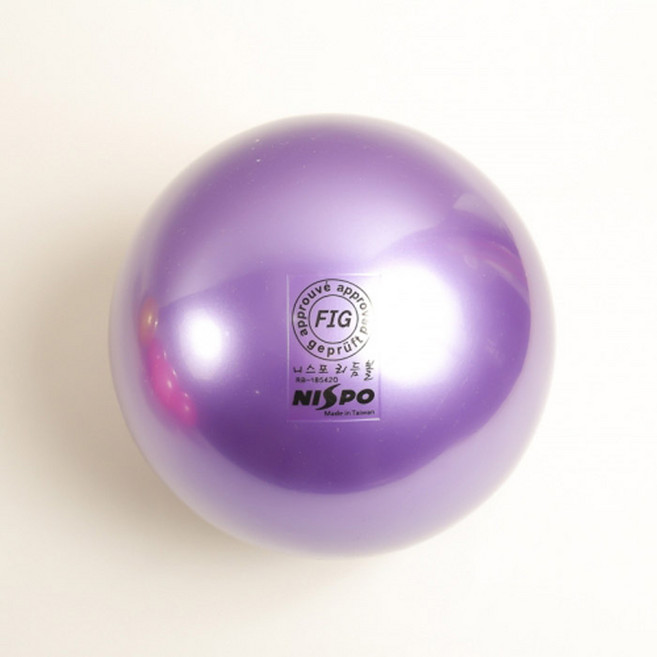 니스포 리듬체조 공 FIG 7인치 시니어 퍼플