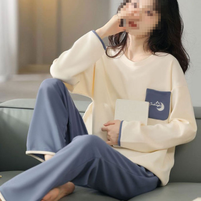 44/55~66/77 16종류 여성 중간두께 긴팔상하세트 파자마 원피스 실내복 홈웨어 수면잠옷 까미샵