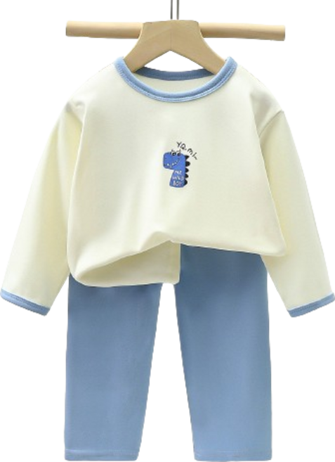 다이노 유아 긴팔 실내복세트 상하복 9부 내의