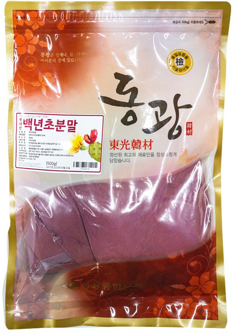 [동광한방몰] 백년초분말/국내산, 1개, 500g
