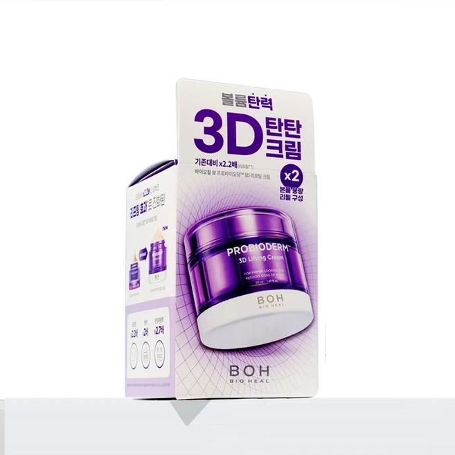 BOH 바이오힐보 프로바이오덤 3D 리프팅 크림 50ml, 2개 - 쿠팡