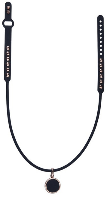 클라비스 건강목걸이 히어로 블랙로즈골드 자석목걸이, 1개