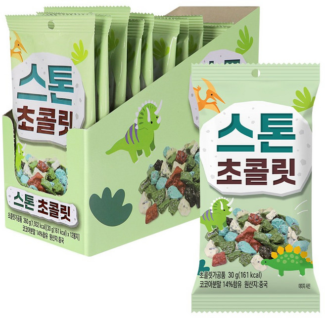 스톤 초콜릿 30g, 12개