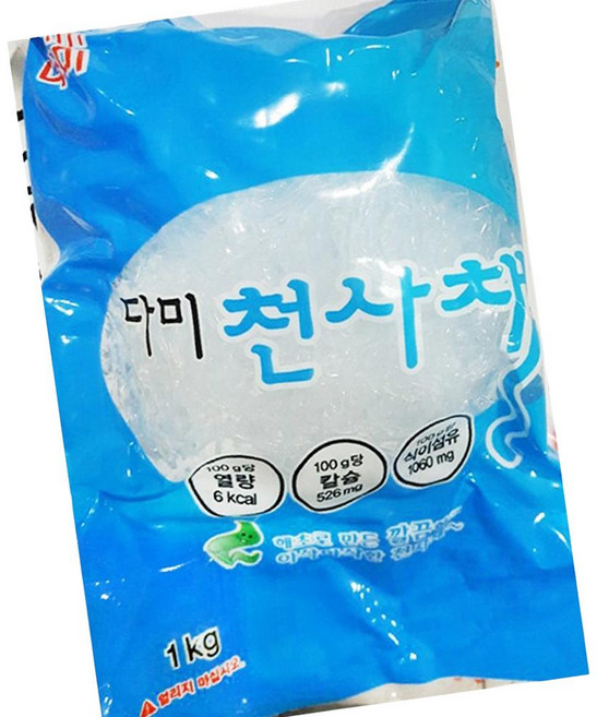 다미 천사채 대 1kg 곤약면 저칼로리면 다이어트면, 10개