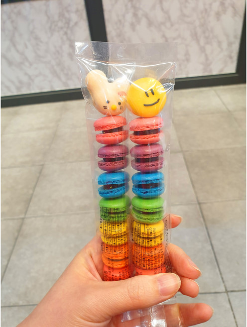 수제 미니마카롱 겨울방학 졸업식 화이트데이 어린이집간식 답례품 홈카페 선물 유치원선물, 25g, 2개