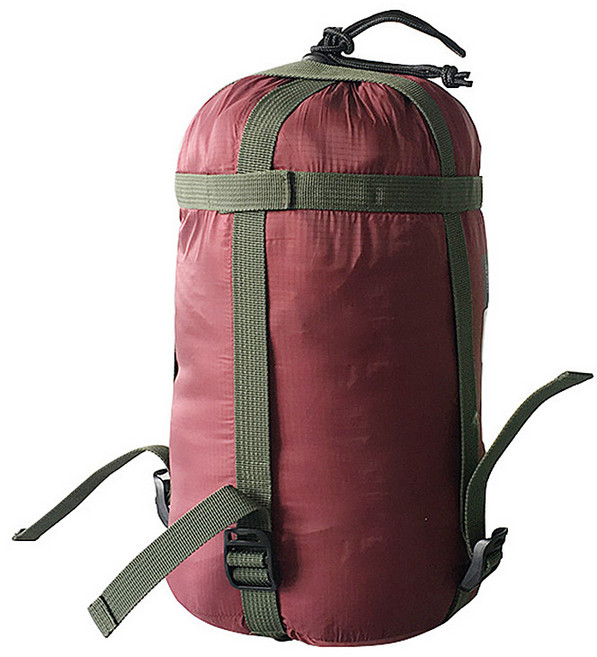 갈렙등반 굿디자인 소형 침낭커버 파우치, 레드, 1개