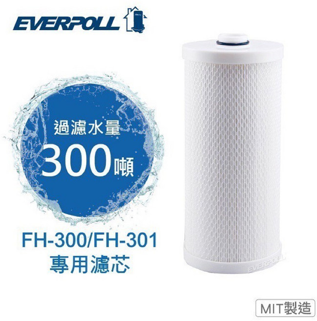 EVERPOLL 全戶FH-030濾芯 FH-300/FH-301專用濾芯, 1個