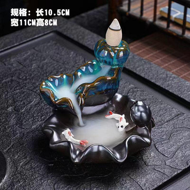倒流香創意擺件家用塔香粒 B M A, 118粒香+如魚似水,茉莉