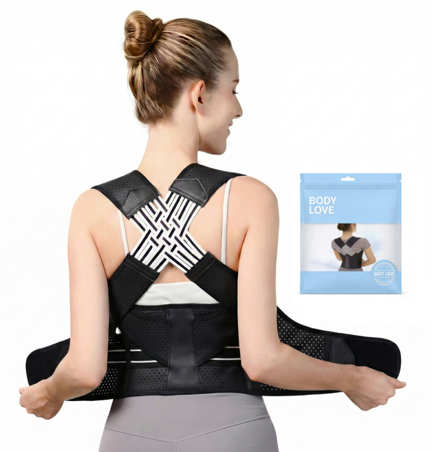 바디사랑공식 가볍고 편안한 바른 자세 밴드, 1개