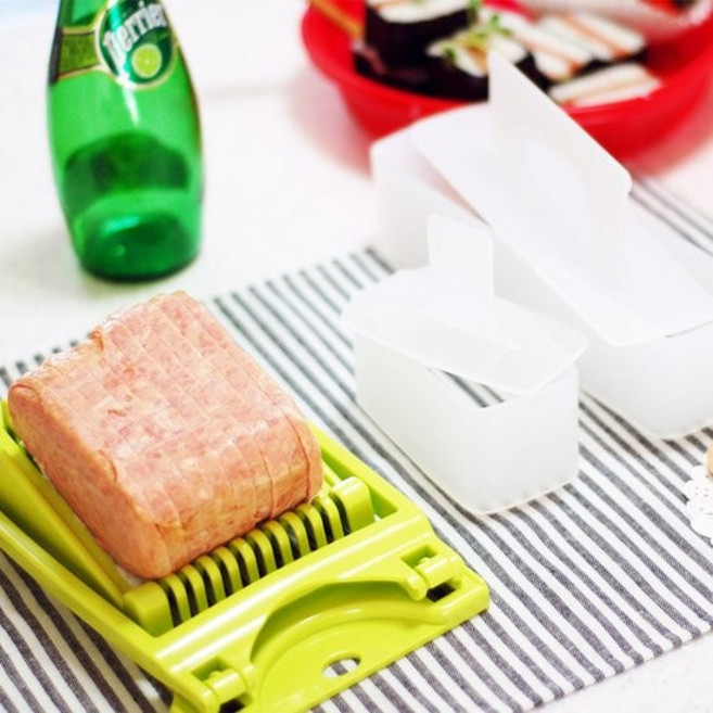 알럽하우스 스팸김밥 도시락 만들기 슬라이서 + 김밥틀 소 + 대, 아이보리슬라이서+소틀+대틀, 1개