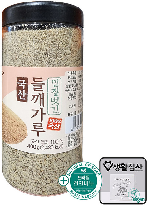 코스트코 청화농산 껍질벗긴 국산 100% 들깨가루, 1개, 상세페이지 참조