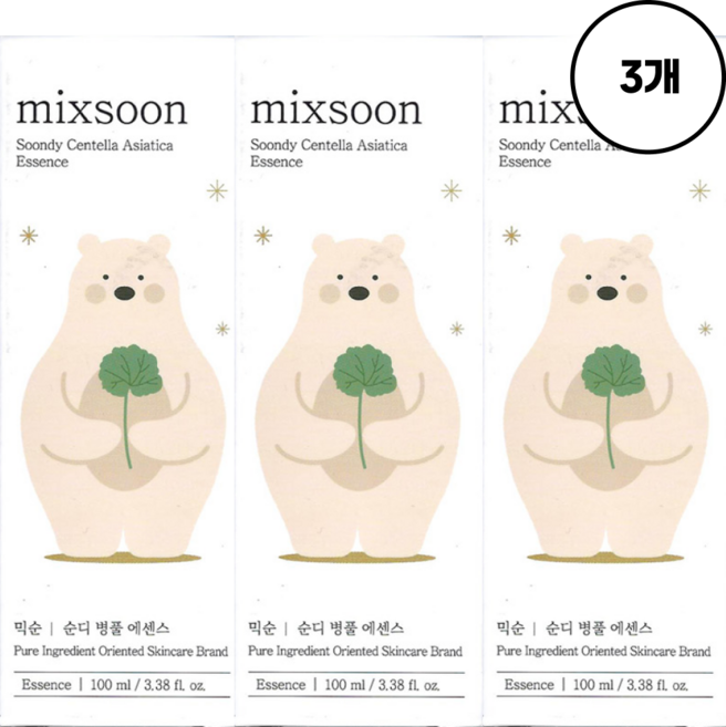 믹순 순디 병풀 에센스, 100ml, 3개
