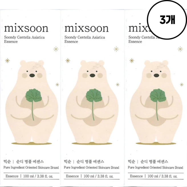 믹순 순디 병풀 에센스, 100ml, 3개 - 쿠팡
