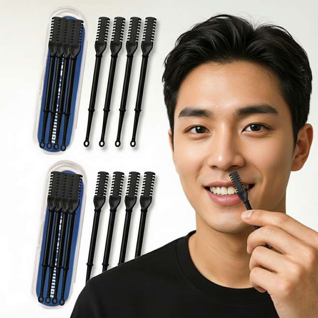 뷰팁스 간편하고 안전한 3세대 코털제거기, 2개, 뷰팁스 코털제거기 4개입