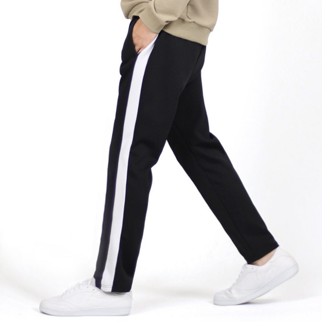 파르데스 남성용 라인 스판 트레이닝 바지