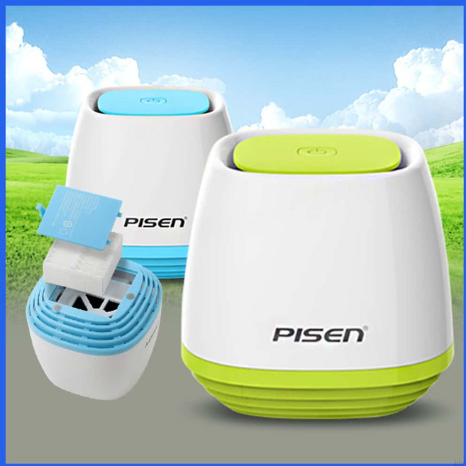 PISEN 공기청정기 차량용 소형 휴대 정화기 bbr+bzNpYt, 단일, bbr+핑크