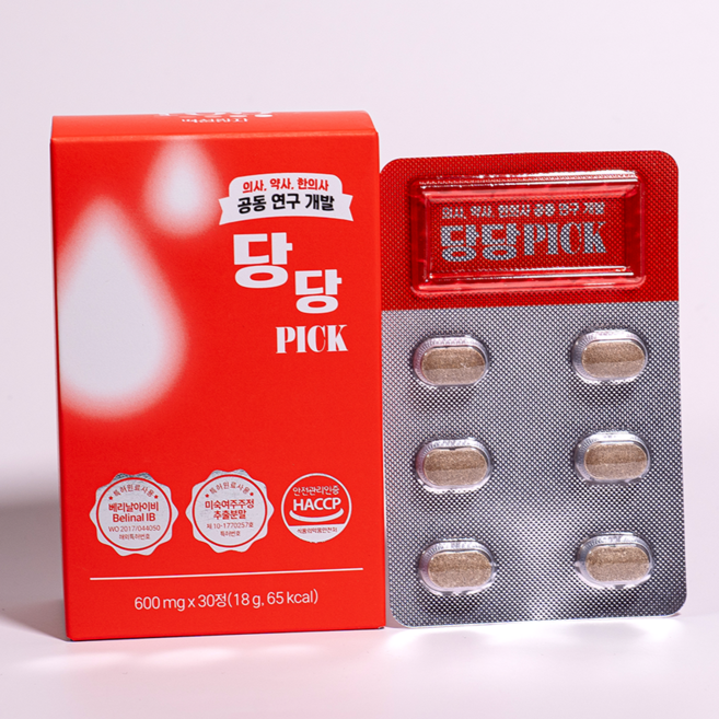 당당케어 식후관리 바나바잎추출물 코로솔산 특허원료 함유, 1박스, 30정