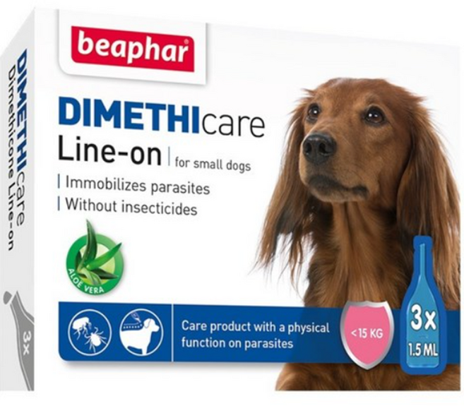 비아파 강아지 디메치케어 라인온 소형견용 3p, 혼합색상, 1개, 4.5ml