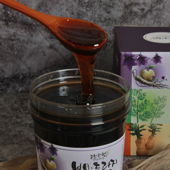 단지청 배도라지 조청 1kg 전통청 국산배 국산도라지 웰빙 환절기 목 기관지에좋은 발효 농축액, 배도라지조청