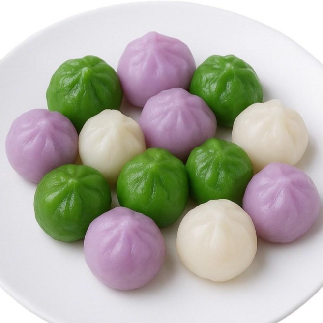 [셀브]3색꿀떡 1kg +1kg 달콤한 간식 떡 굳지않는 꿀송편, 998g, 2개