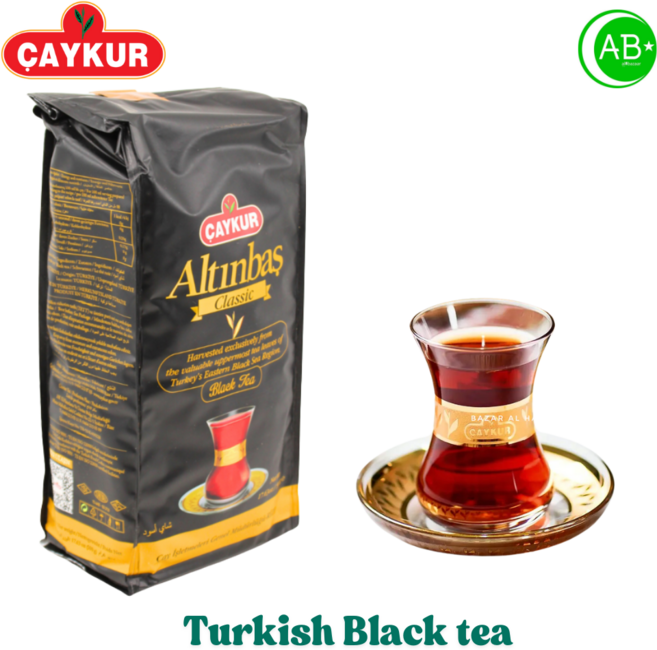 차이쿠르 알튼바쉬 클래식 홍차 터키산 프리미엄 찻잎 Caykur Altinbas Classic Black Tea Premium Turkish Loose Leaf Tea, 1개, 1개입, 500g