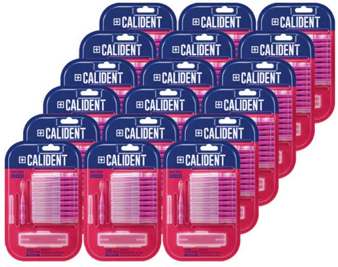 2080 칼리덴트 치간칫솔 마이크로, 0.4mm, 20개입, 18개