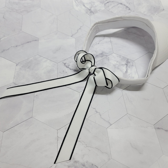 (무료배송) 리본 바이저 탈부착 골프리본