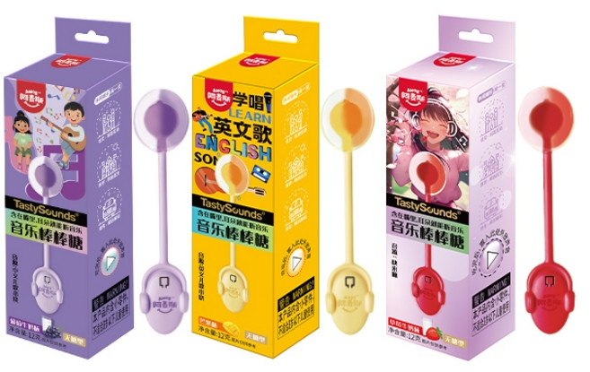 뮤직캔디 무설탕 뮤직롤리팝 틱톡 노래사탕, 2개, 12g