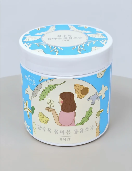 황수목의 몸마음 용융소금 8시간 500g 따소물, 1개 - 쿠팡
