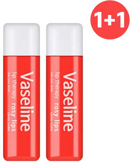 1+1 바세린 립테라피 립밤 스틱형 4.8g [로지립스]