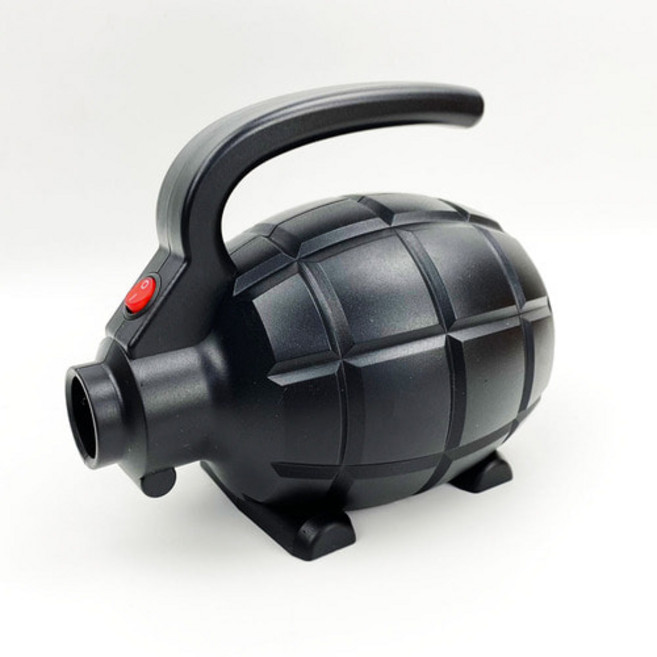 수류탄 전동공기펌프 전기펌프 에어펌프 캠핑 튜브 바람넣는 기계 600W, 카키, 카키