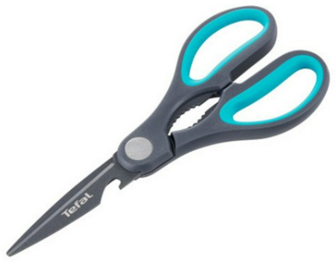 테팔 뉴 프레쉬 3in1 주방가위, 블루, 2개